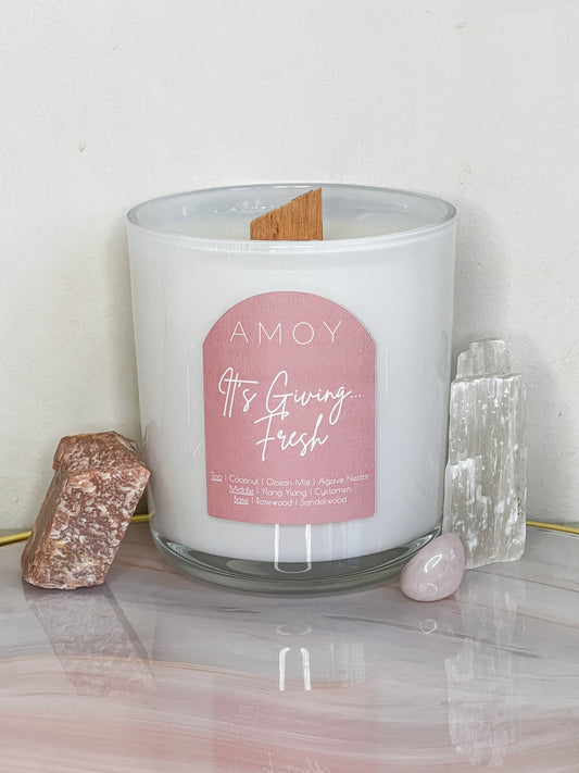 It's Giving Fresh Candle XL